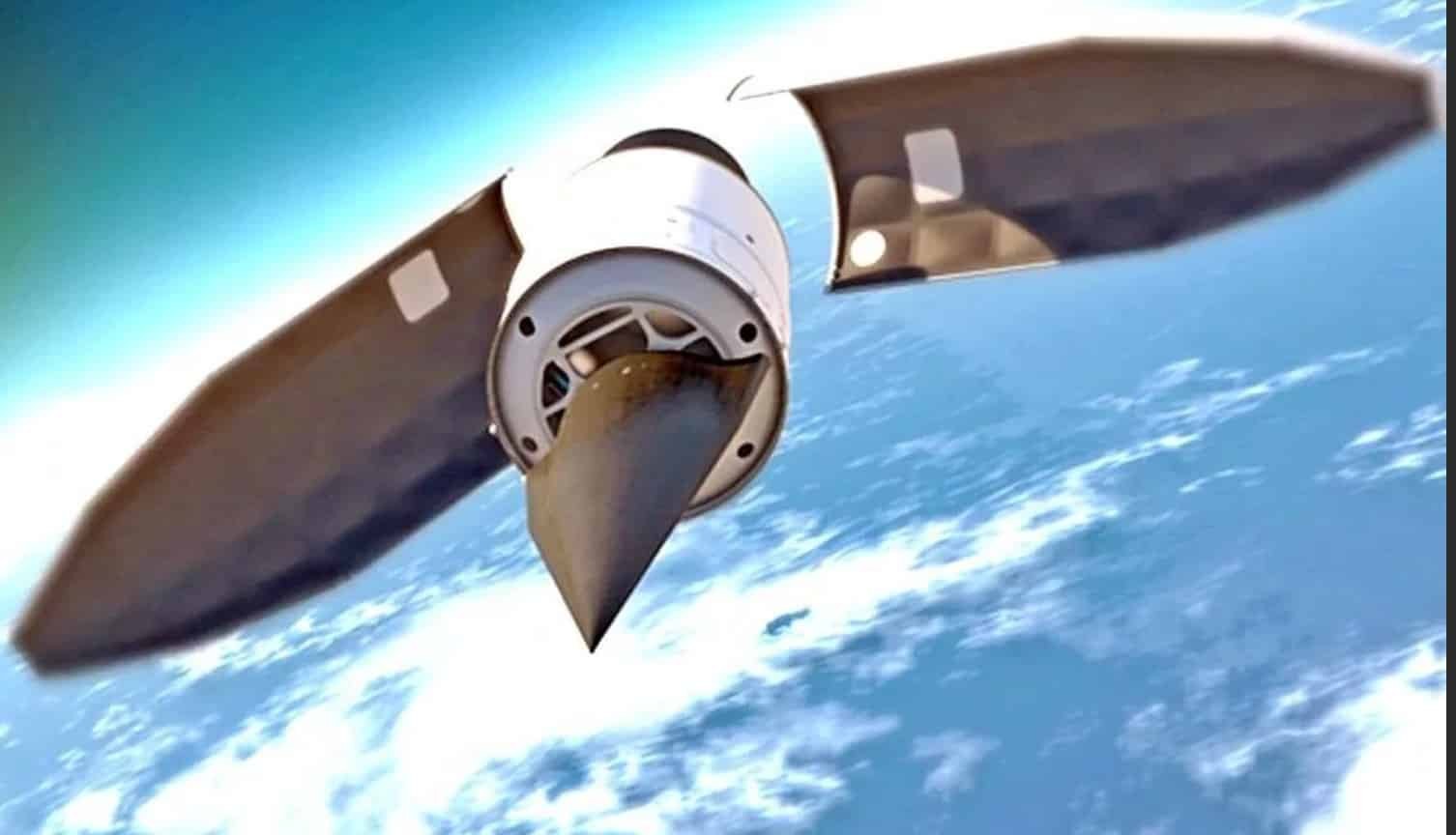 Avangard glide vehicle orbital render