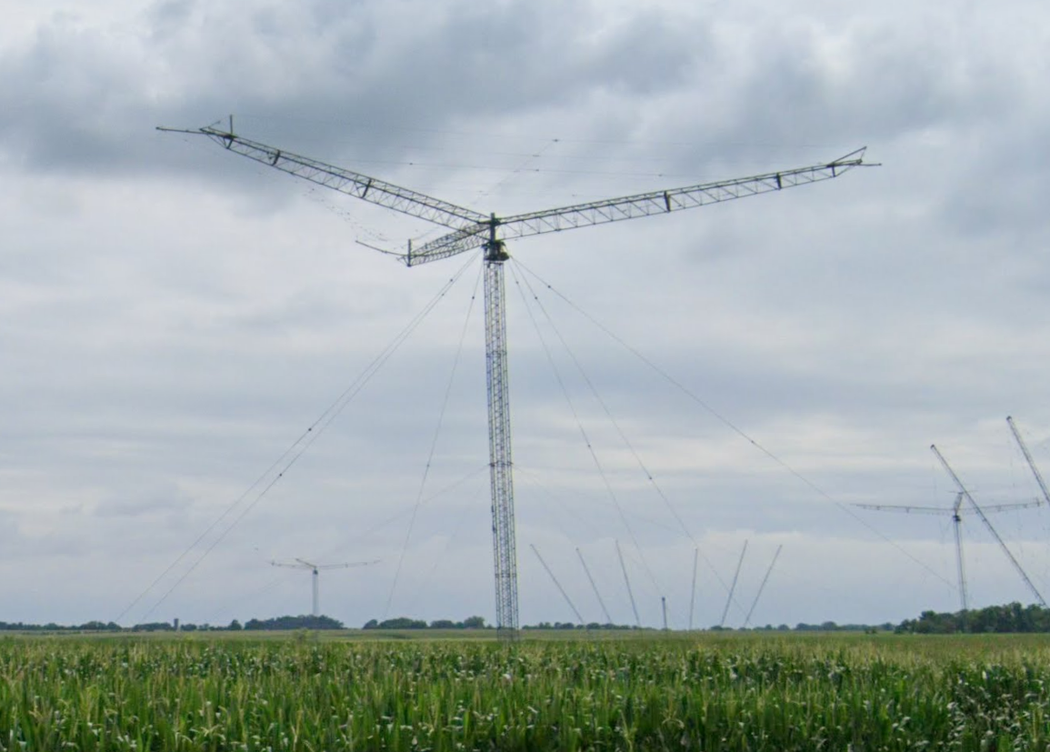 HFGCS rotatable log-periodic antenna array