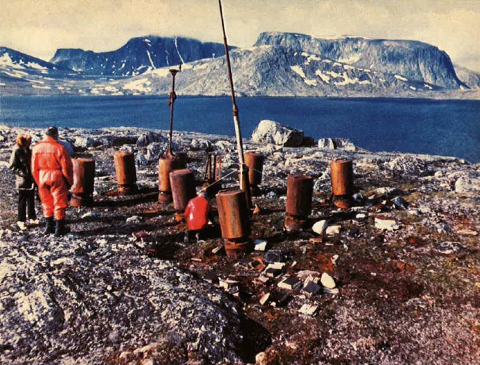 1981 recovery expedition at the Martin Bay site