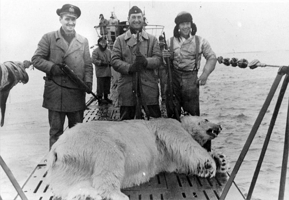 U-537 crew on deck