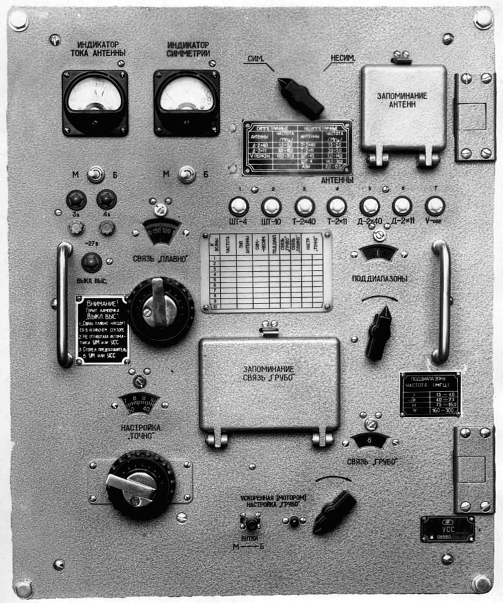 USS matching unit front panel
